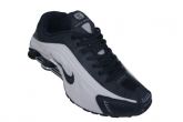 Shox R4 - Azul Marinho,Branco e Azul Marinho Cromado